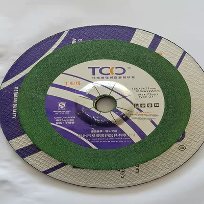 150mm 6mm Resin Cutting Disc TCO Metal Inox Grinding Wheel Sharpness